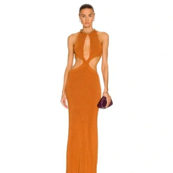 Auteur Studio Bridget Dress in Brown - Picture 1 of 9